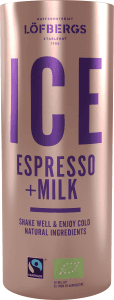 Iskaffe Ice Espresso & mjölk Ekologisk
