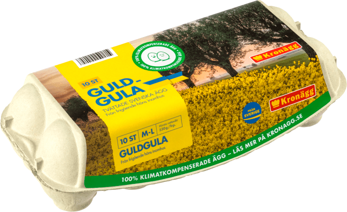 Ägg Guldgula Frigående M/L