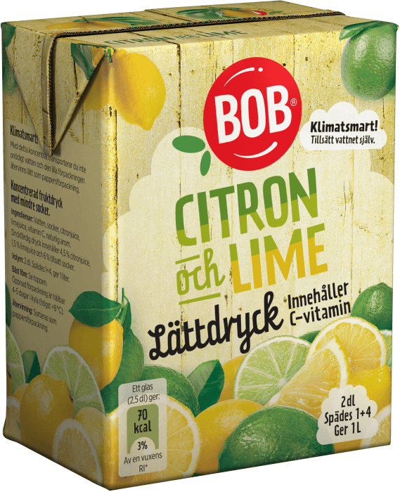 Lättdryck Citron & Lime Koncentrat