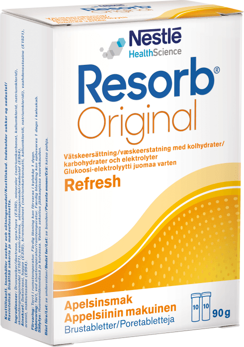 Vätskeersättning Apelsin 2x10-p