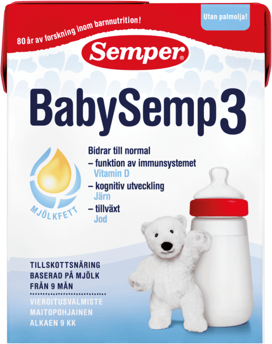 Tillskottsnäring BabySemp 3, 12 mån Drickfärdig