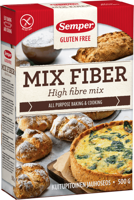 Mjölmix med fiber