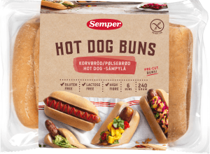Korvbröd Glutenfri 6-p
