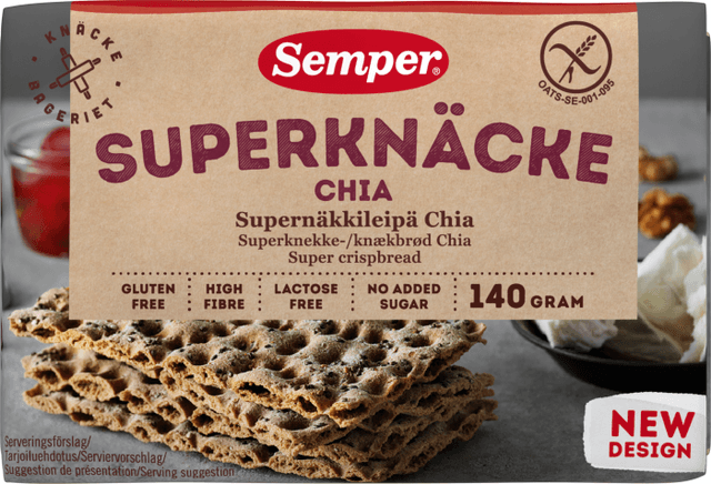 Superknäcke Chia Glutenfri
