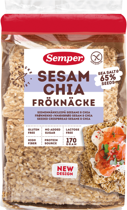 Fröknäcke Sesam & Chia Glutenfri