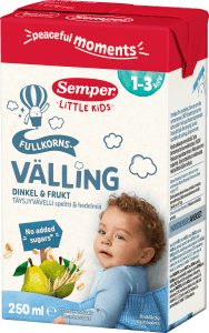 Fullkornsvälling Dinkel 6 Frukt 1-3År