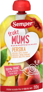 Fruktmums Persika, Äpple & Banan 6 mån