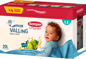 Fullkornsvälling Dinkel & Frukt 1-3år
