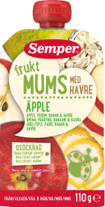 Fruktmums Äpple med Havre 6M