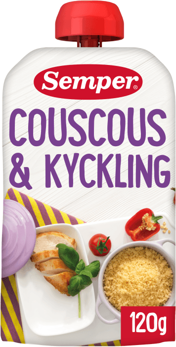 Klämpåse Couscous & Kyckling 6 mån