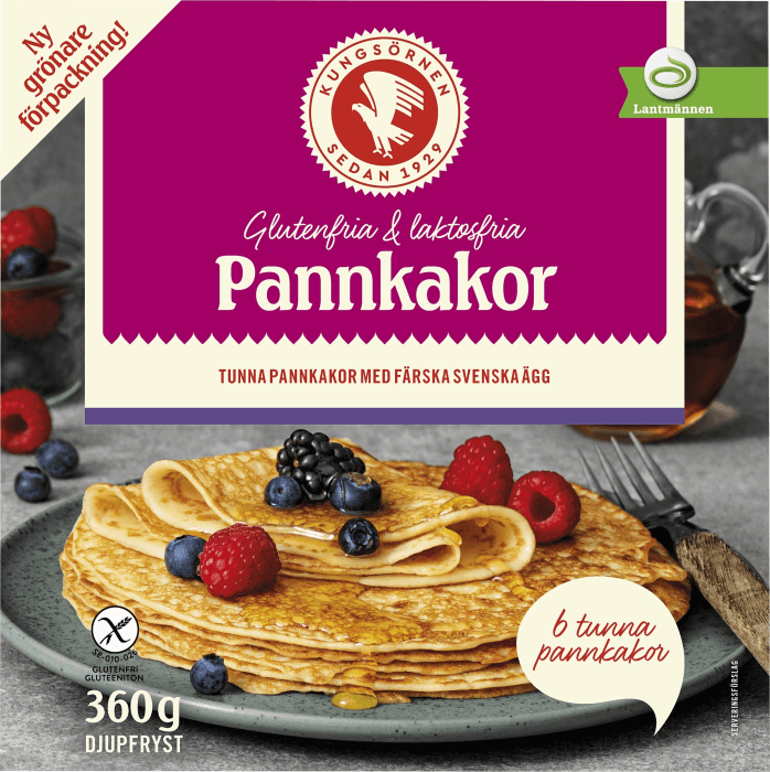 Pannkakor Frysta Glutenfri Laktosfri