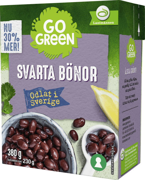 Svarta Bönor Svenskodlade