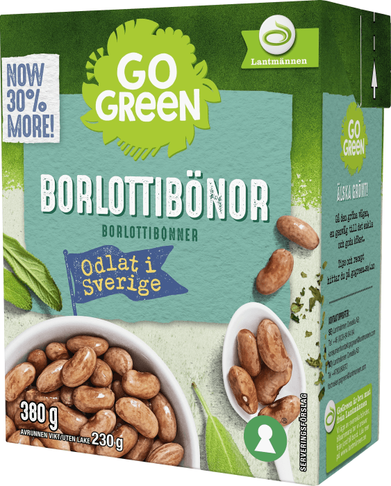 Borlottibönor Svenskodlade