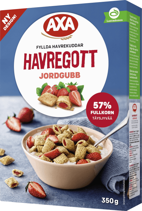Flingor Havregott Jordgubb