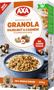 Granola Hasselnötter & Cashewnötter