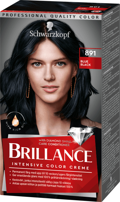 891 Blåsvart Hårfärg