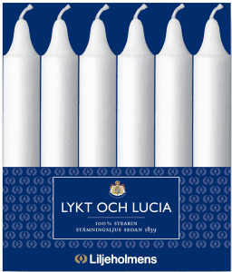 Lykt & lucialjus Vit