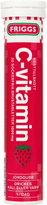 C-vitamin Jordgubb sockerfri brustablett