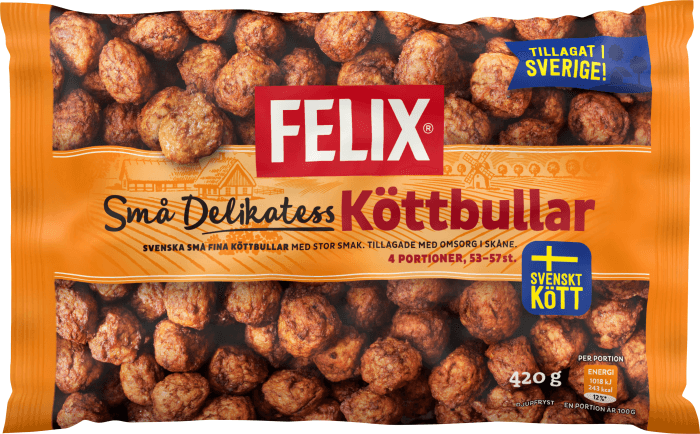 Köttbullar Små Delikatess Fryst