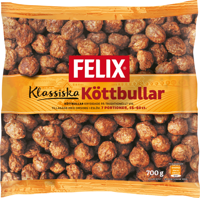 Köttbullar Klassiska Frysta