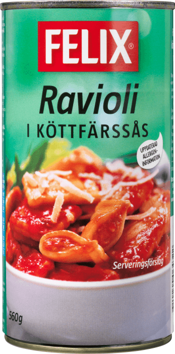 Ravioli i Köttsås