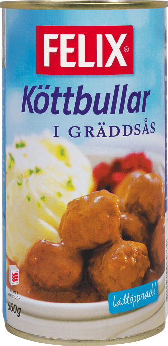 Köttbullar i Gräddsås