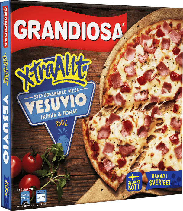 Pizza X-Tra Allt Vesuvio Fryst