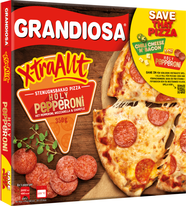 Pizza X-Tra Allt Pepperoni Fryst
