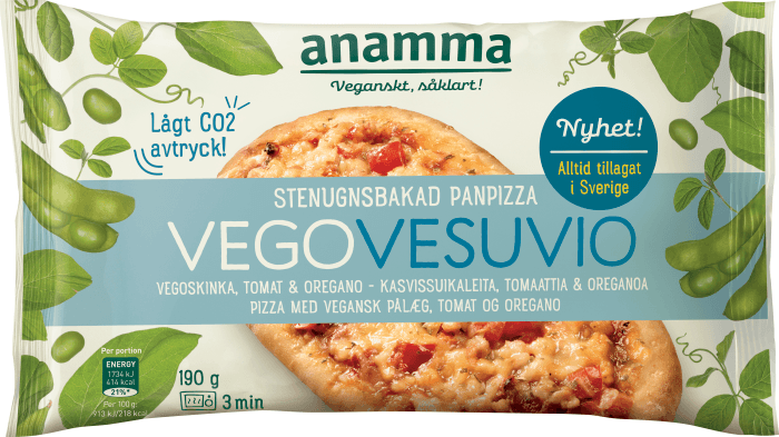 Panpizza Vegovesuvio Fryst