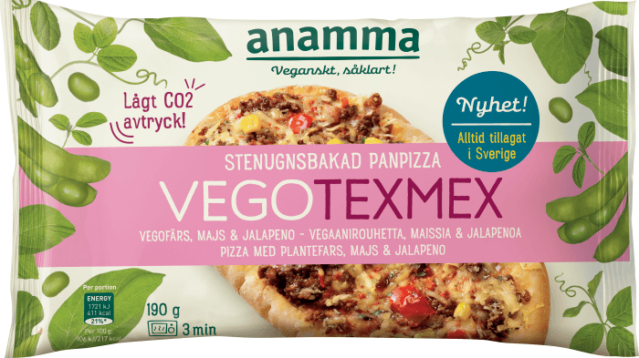 Panpizza Vegotexmex Fryst