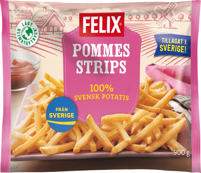 Pommes Strips Fryst