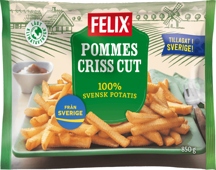 Pommes Criss Cut Fryst