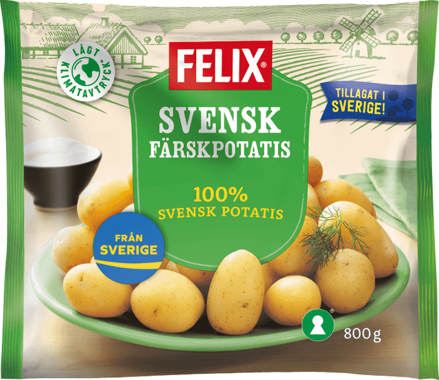 Färskpotatis Svensk Fryst