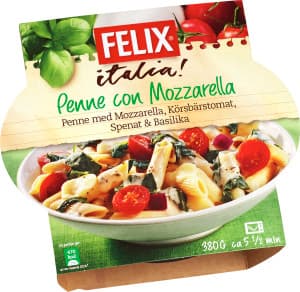 Penne Mozzarella Fryst