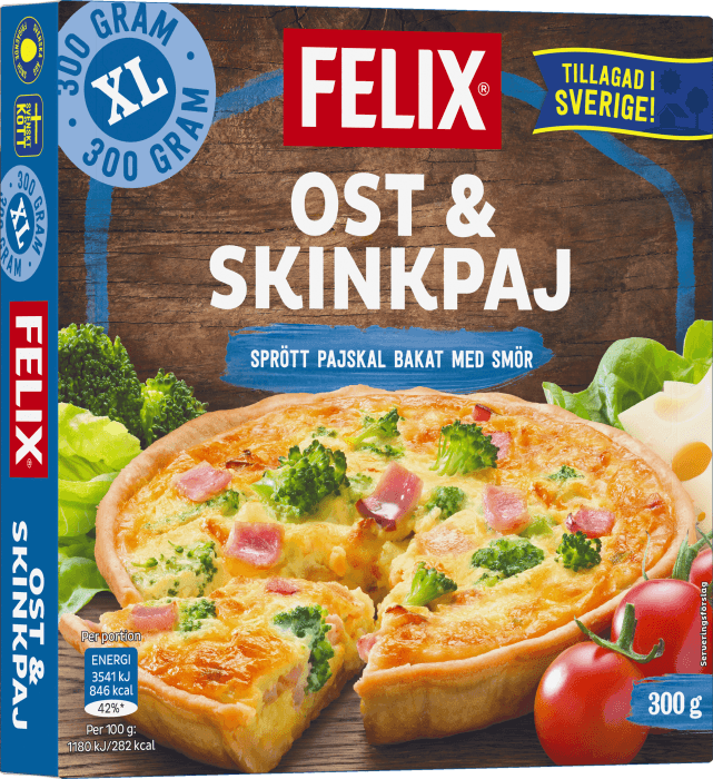 Ost & Skinkpaj Fryst