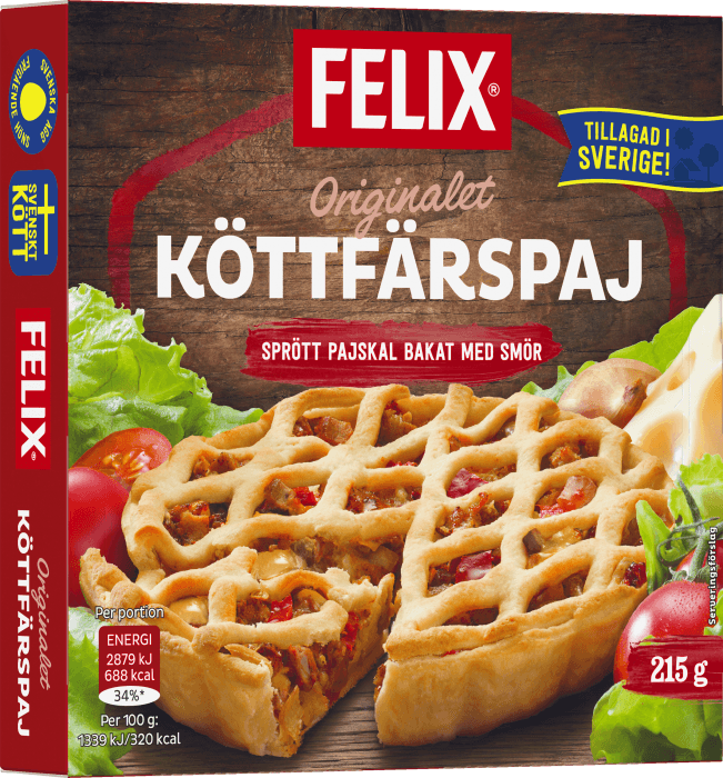 Köttfärspaj Fryst