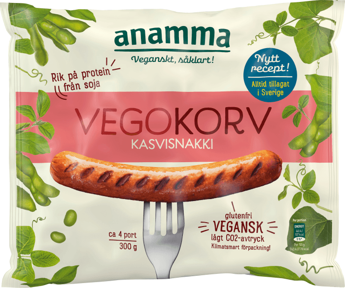 Vegokorv Fryst