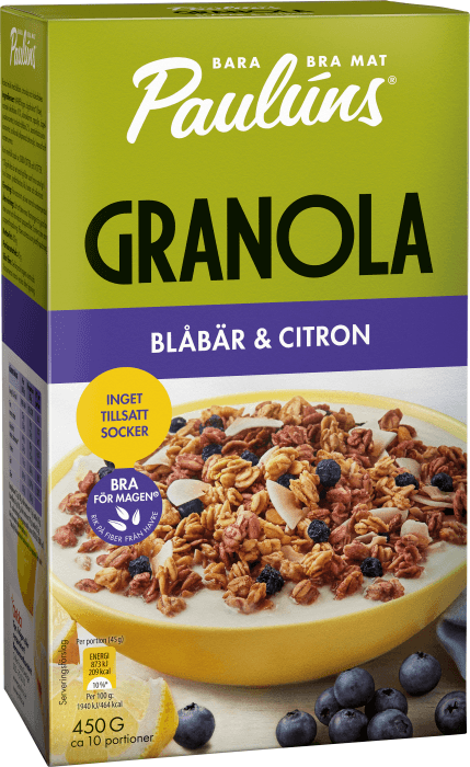 Granola Blåbär & Citron