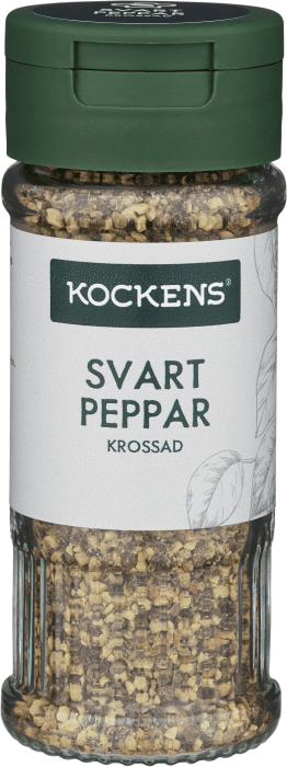Svartpeppar Krossad Burk
