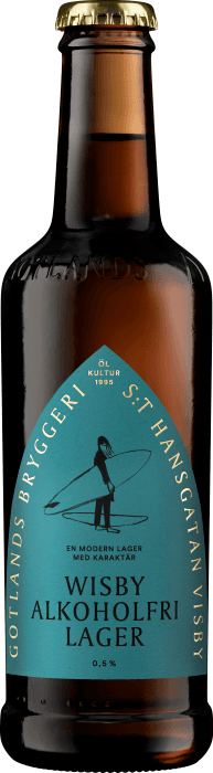 Öl Wisby Lager Alkoholfri 0,5%