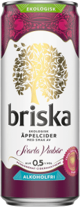 Alkoholfri cider Svarta Vinbär 0,5% Eko