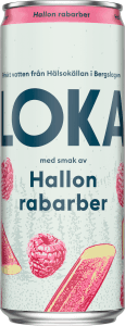 Kolsyrat vatten Hallon & rabarber