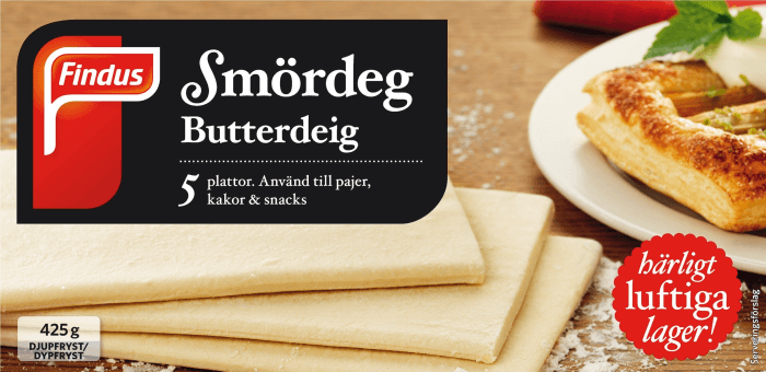 Smördeg Fryst