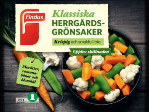 Herrgårdsgrönsaker Frysta