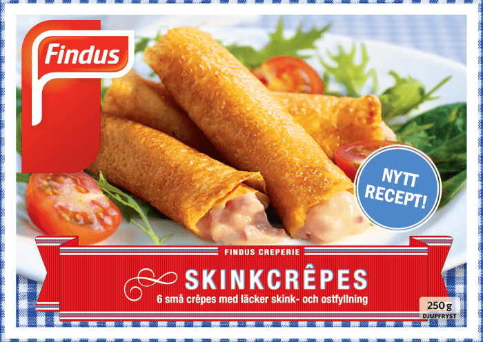 Skinkcrepes Frysta 6-p