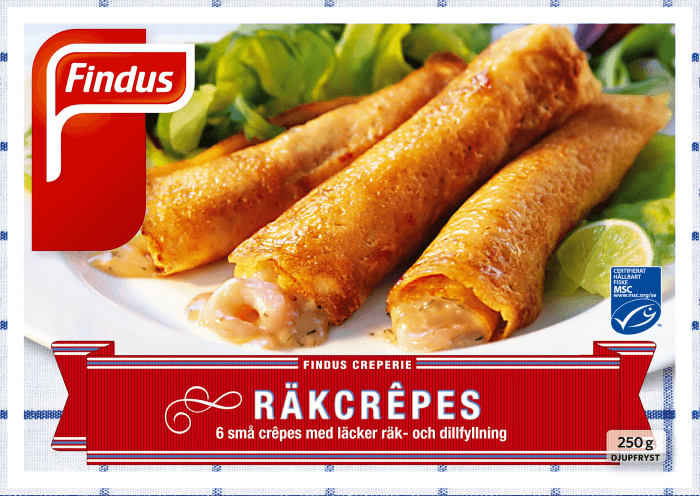 Räkcrepes Frysta 6-p