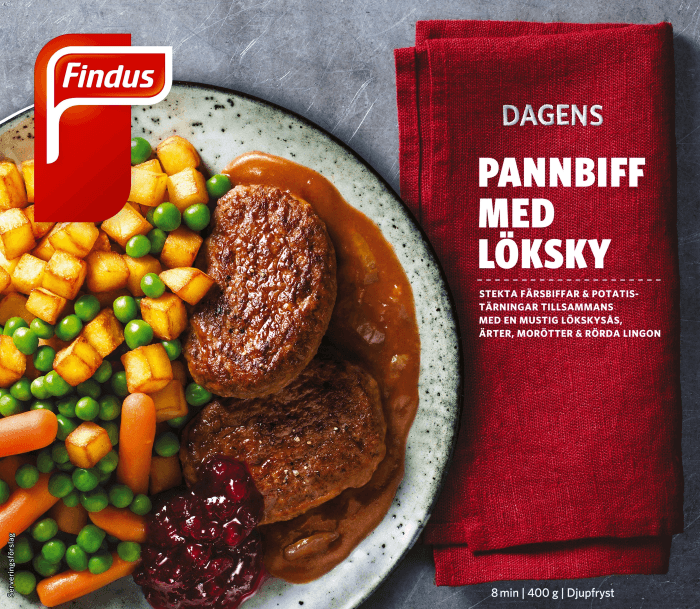 Pannbiff med Löksky Fryst