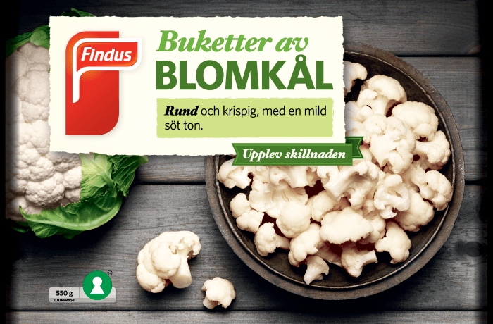 Blomkål Fryst