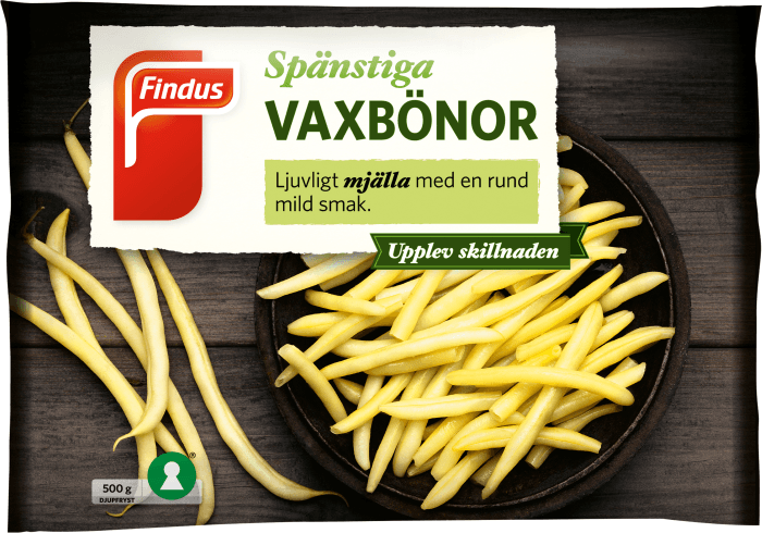 Vaxbönor Frysta