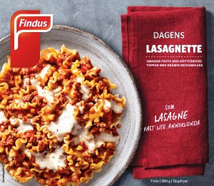 Lasagnette Fryst